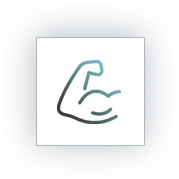 Protein & muscle gain icon